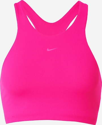 NIKE Bustier Biustonosz sportowy 'ALATE' w kolorze różowy: przód