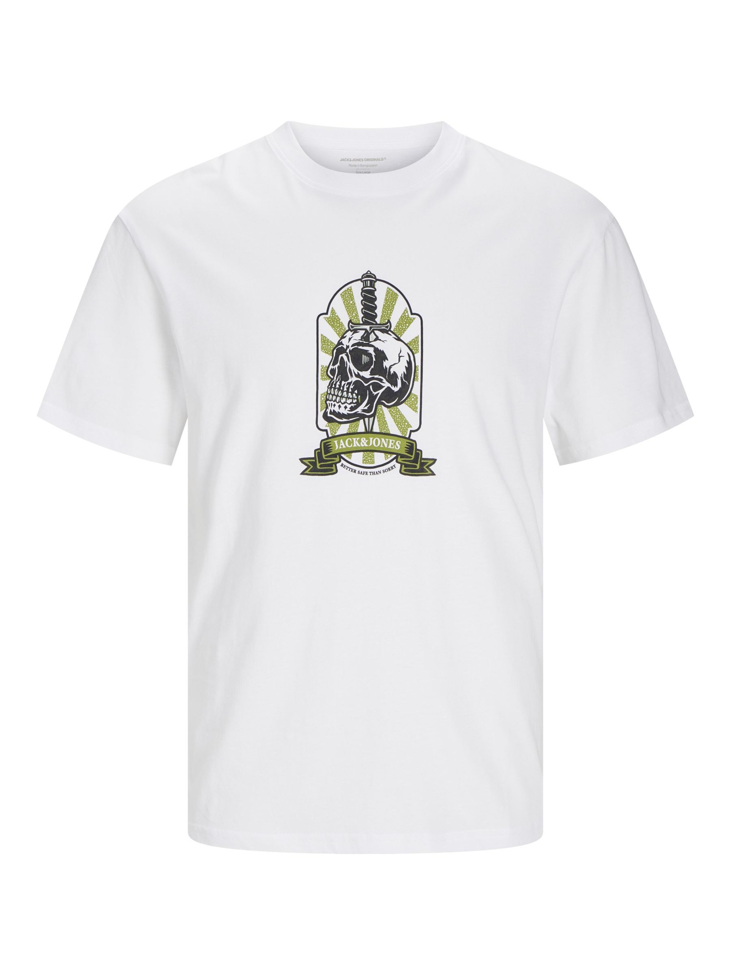 JACK & JONES Särk 'JORSeven', värv valge: eest vaates