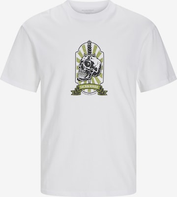 T-Shirt 'JORSeven' JACK & JONES en blanc : devant