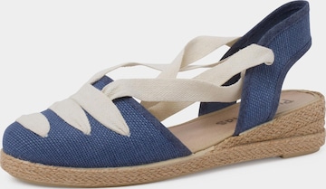 Pisamonas - Sandalias en azul: frente