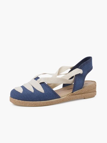 Pisamonas - Sandalias en azul: frente