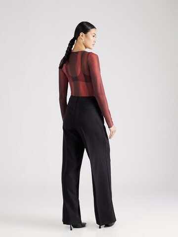 STUDIO SELECT Wide leg Trousers with creases 'Georgia' in Black