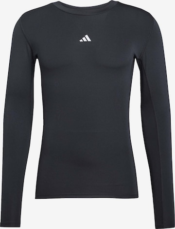 ADIDAS PERFORMANCE Performance shirt in Black: front