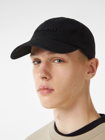 Bershka Cap in Schwarz