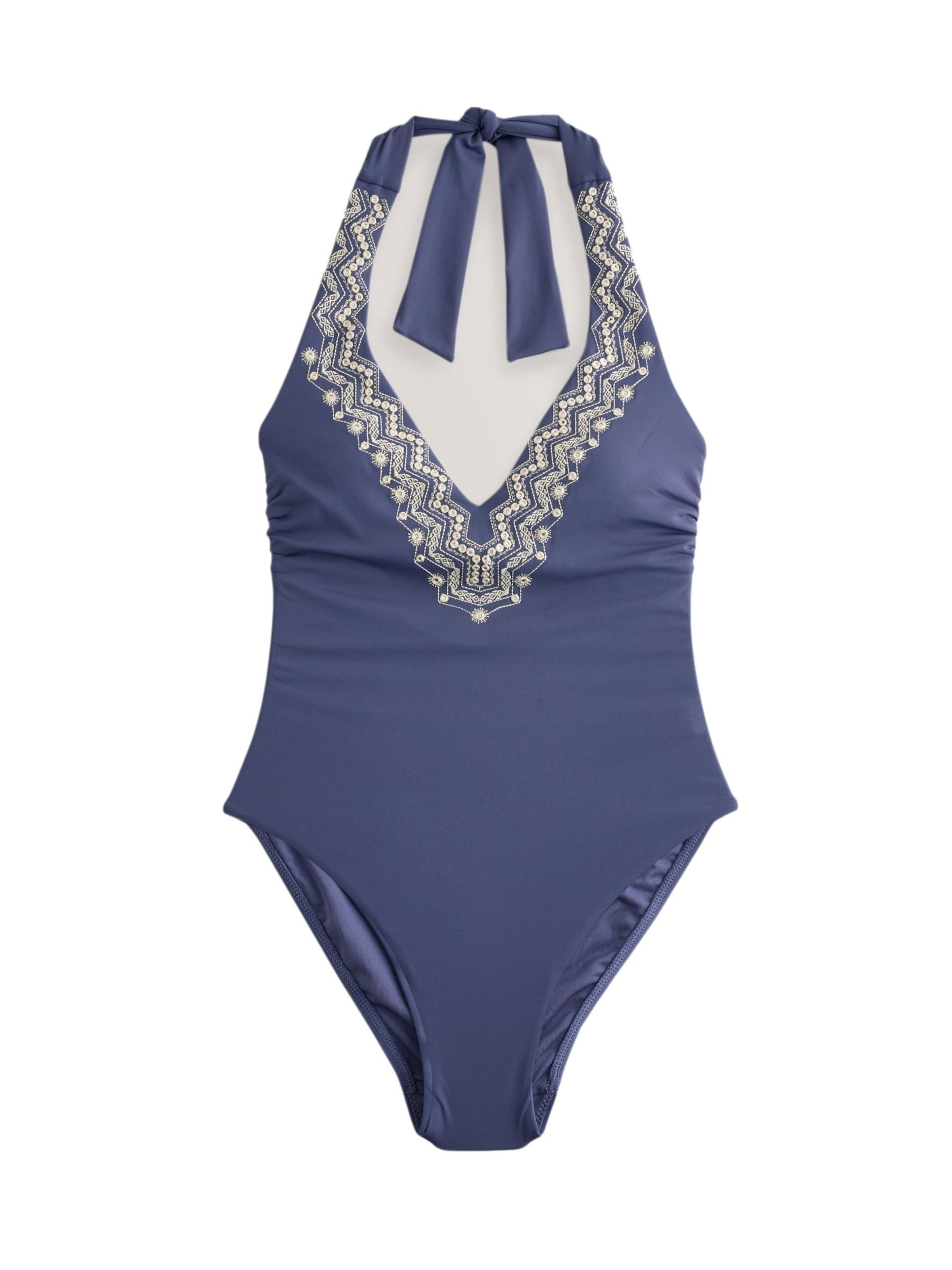 Next Maillot de bain en XS en crème / saphir, Vue avec produit