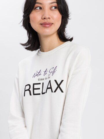 Cross Jeans Sweatshirt in White