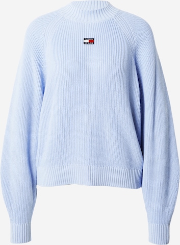 Tommy Jeans Sweter w kolorze niebieski: przód