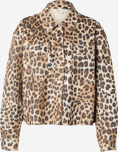 ONLY Välikausitakki 'ONLZOE' värissä kerma / kameli / konjakki / musta, Tuotenäkymä