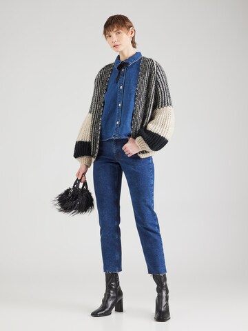 Noella Knit cardigan in Beige