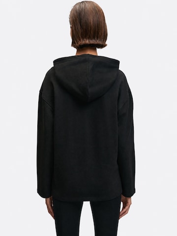EthiquetSweater majica 'Kapuzenpullover' - crna boja