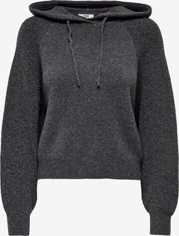 JDY Пуловер 'BRILLIANT' в сиво: отпред