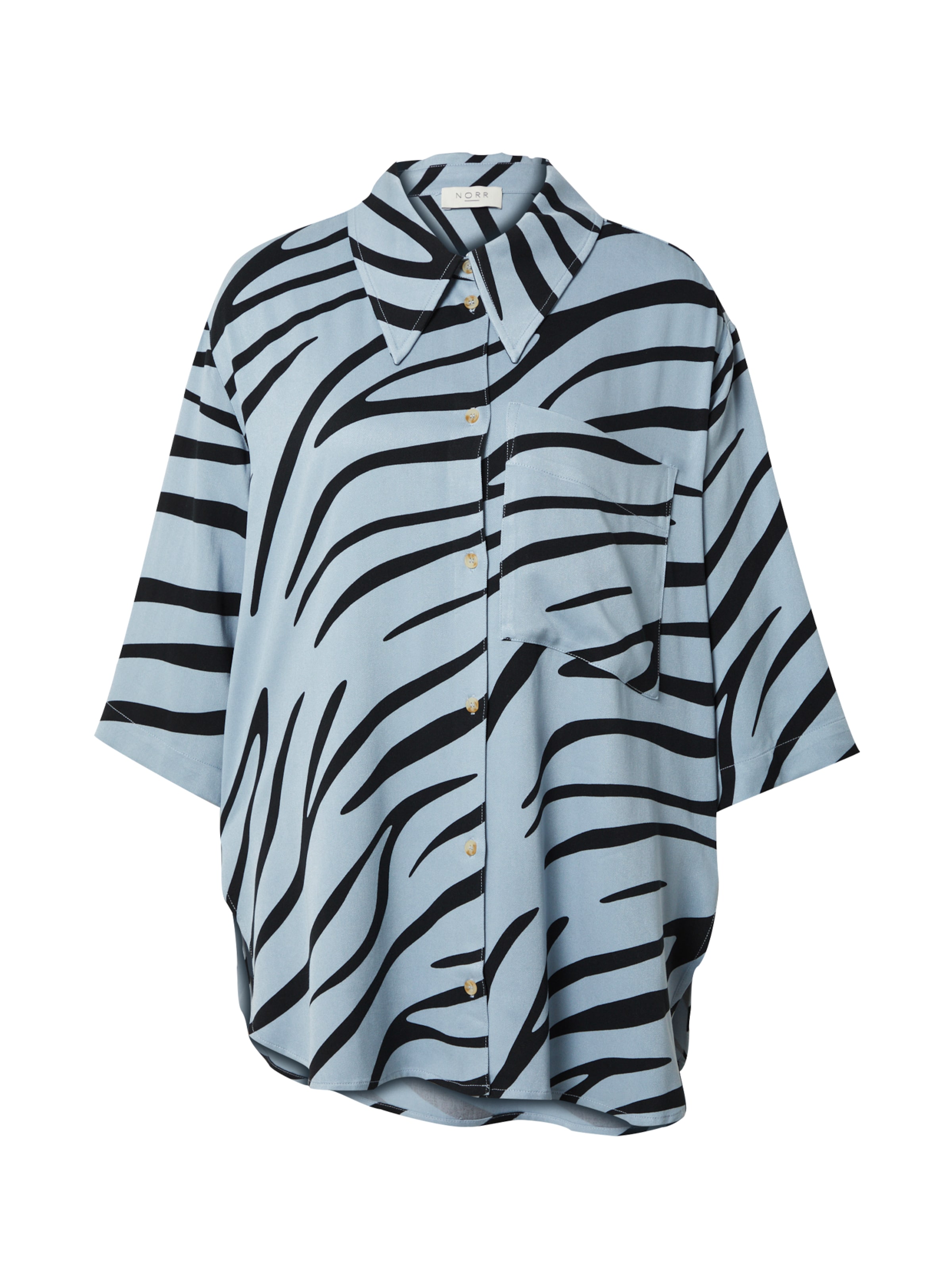 NORR Blouse 'Tikka' in Blue: front