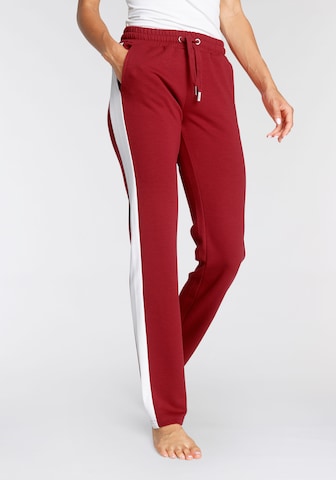 H.I.S Regular Pants in Red: front