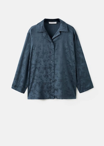 MANGO Schlafshirt 'Quars' in Blau