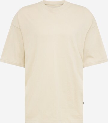 JACK & JONES T-shirt 'GRAND' i beige: framsida