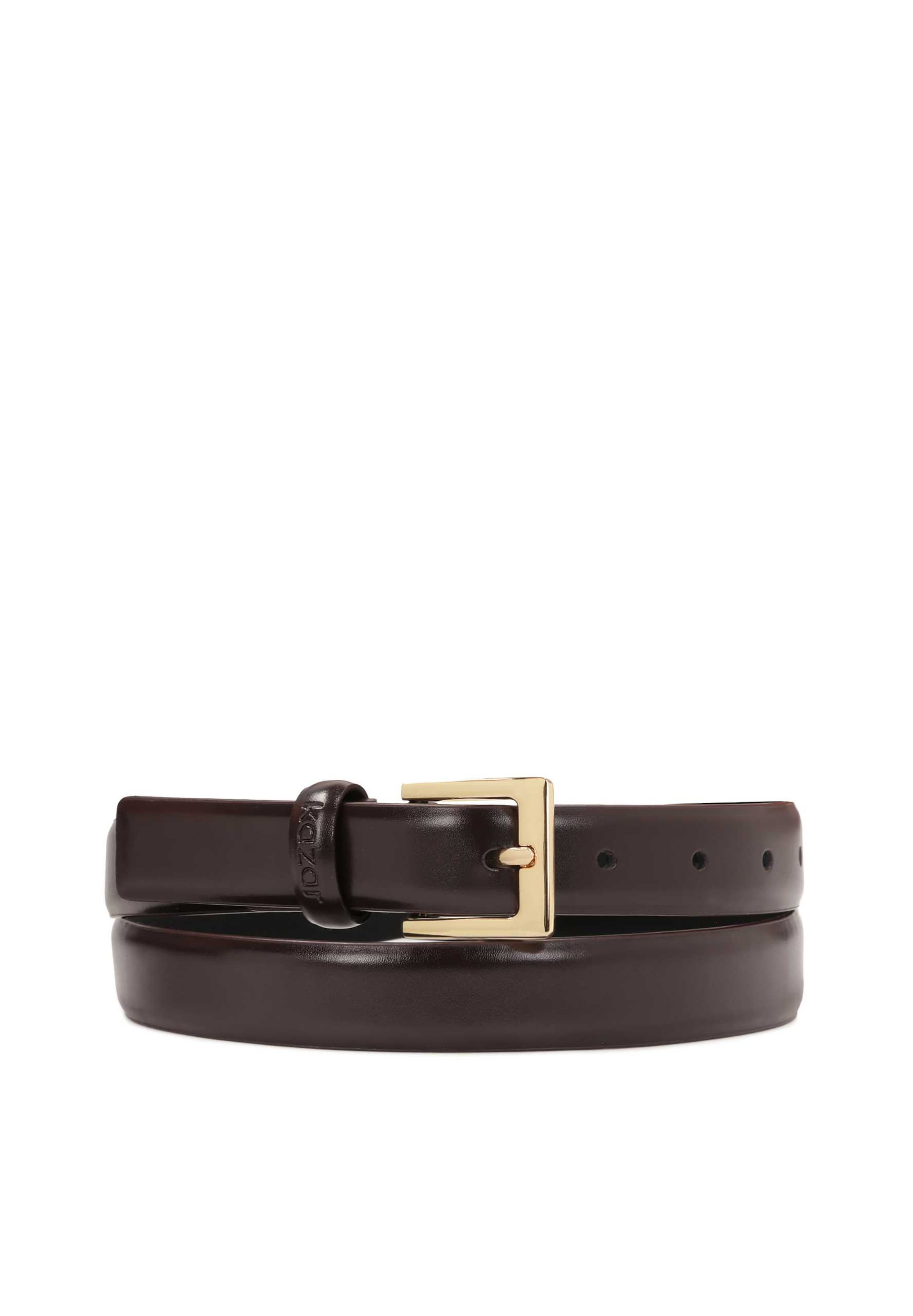 Ceinture Kazar en marron : devant