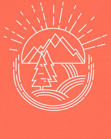 T-Shirt 'Natur ist Schön' watabout.kids en orange