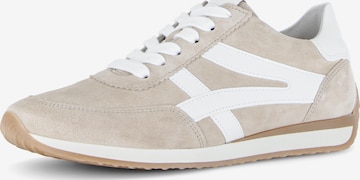 GABOR Sneakers laag in Beige: voorkant