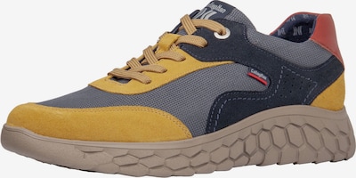 Callaghan Sneakers laag in de kleur Blauw / Geel / Grijs / Roestrood, Productweergave