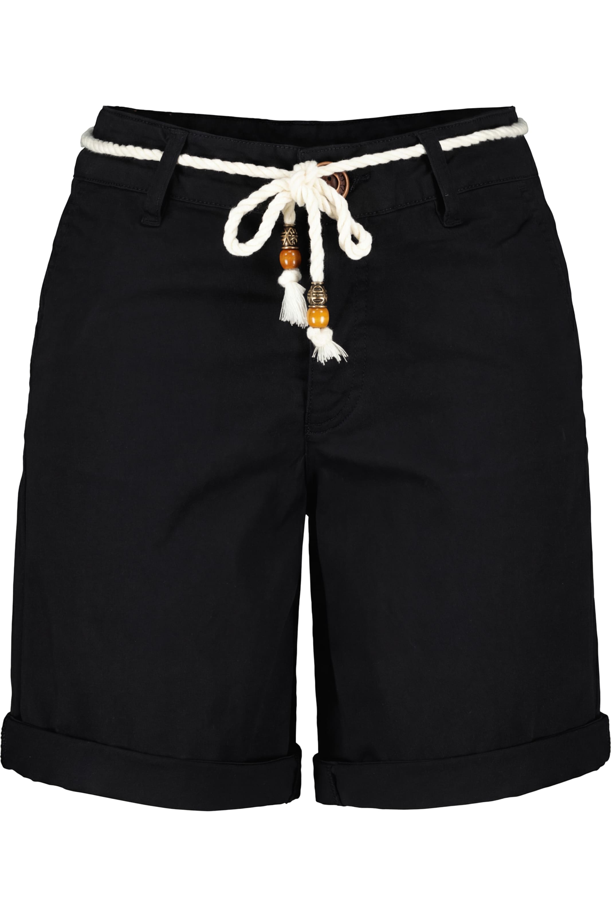alife & kickin Regular Shorts 'Ayana' in Schwarz: Vorderseite