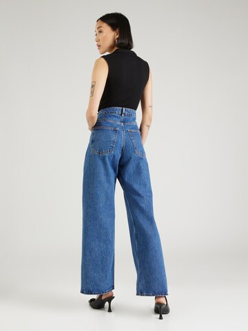 Monki Wide leg Τζιν σε μπλε