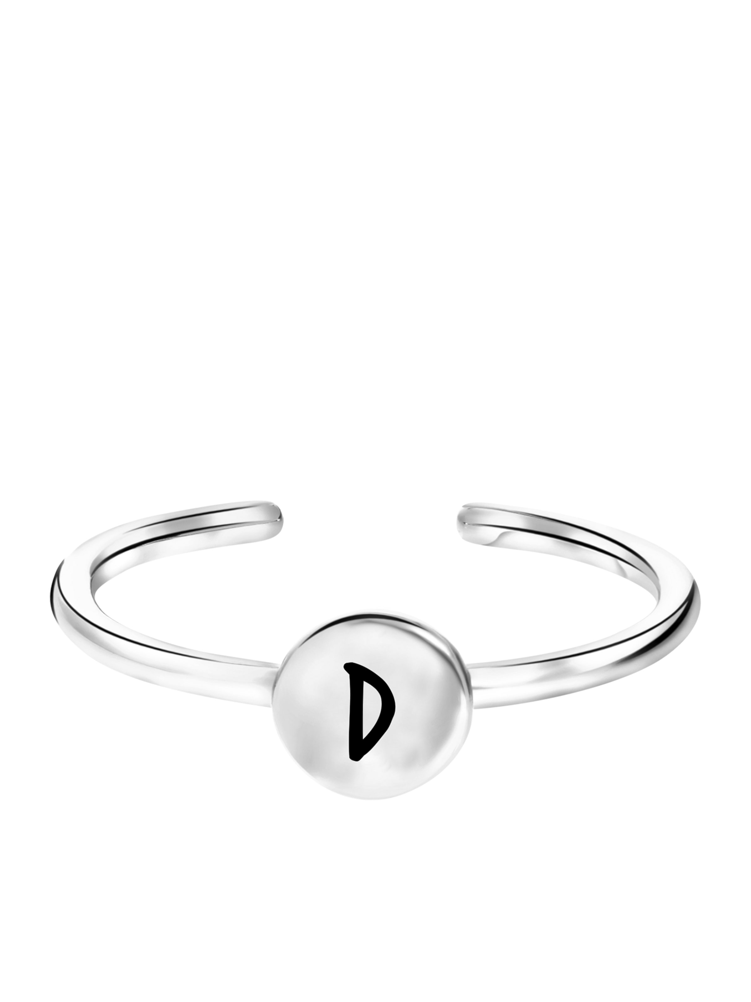 Lucardi Ring in Silver: front