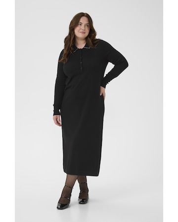 KAFFE CURVE Dress in Black