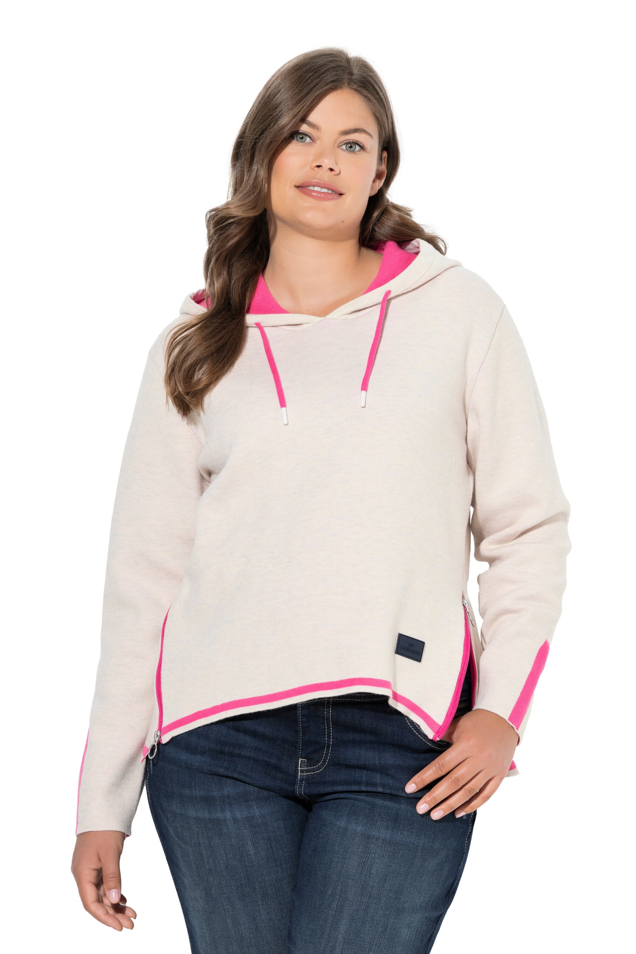 LAURASØN Trui in Grijs: voorkant