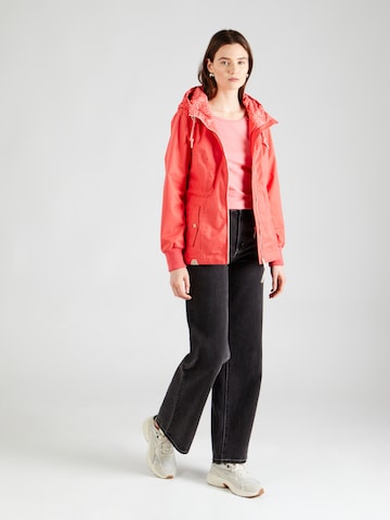 Ragwear Between-Season Jacket 'DANKKA' in Pink