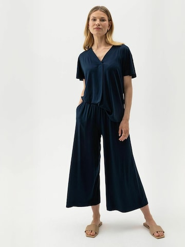 Top ' Ellen ' di Holebrook in blu: frontale