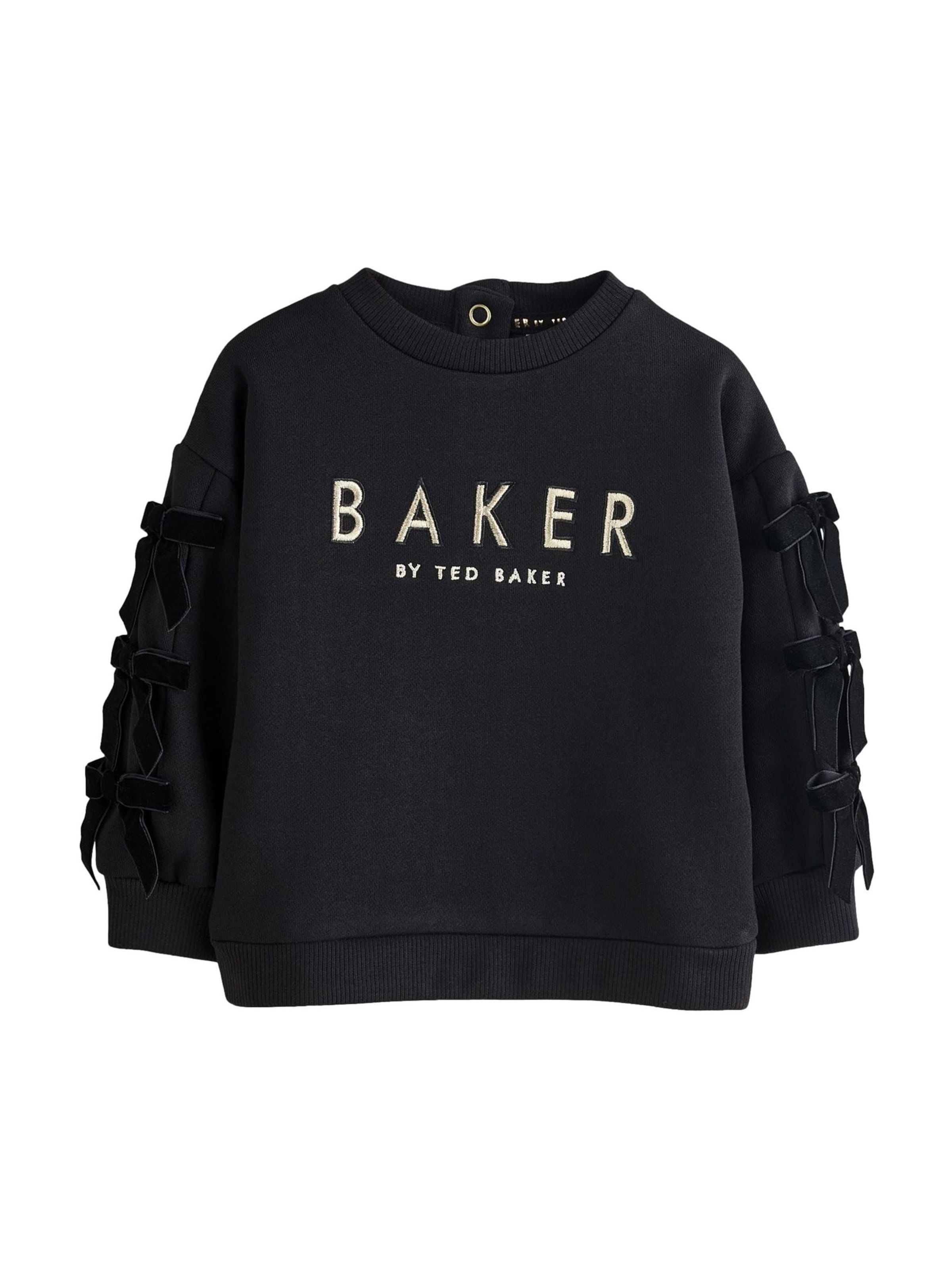 melns Baker by Ted Baker Sportisks džemperis: no priekšpuses