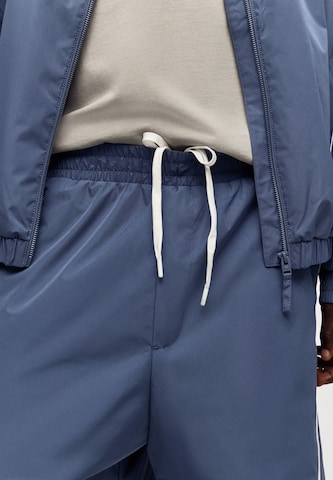 Bershka Baggy Nohavice - Modrá