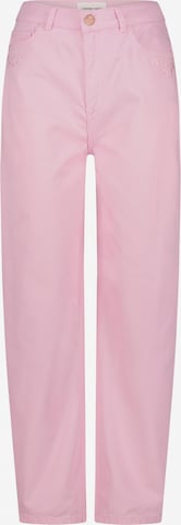 Wide Leg Jean Fabienne Chapot en rose : devant