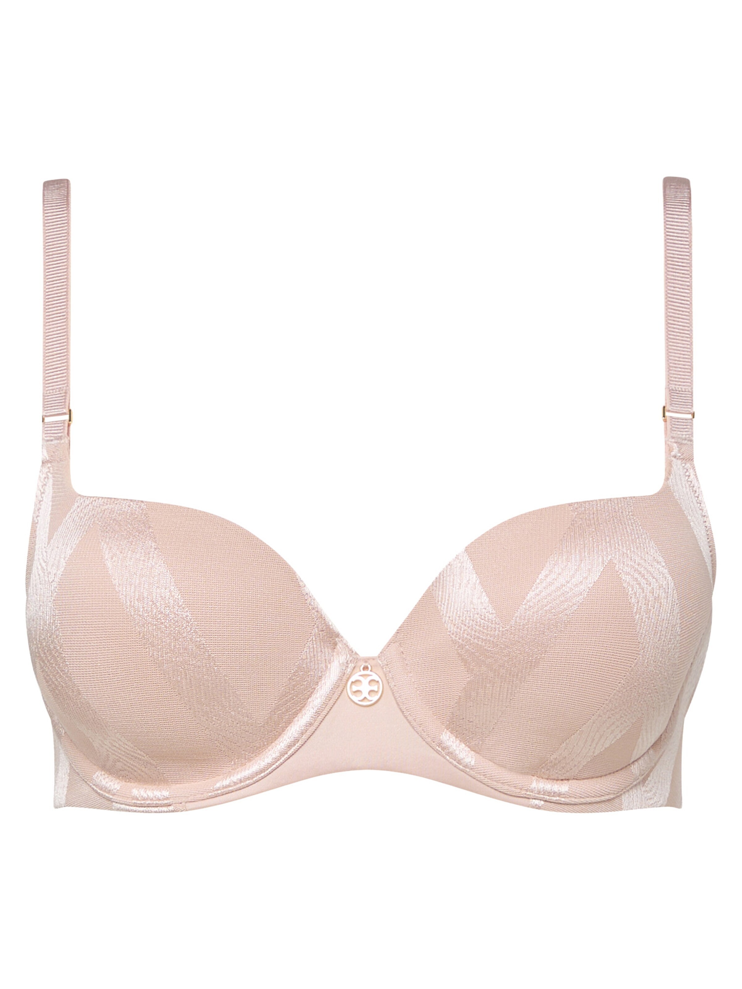 Chantelle T-shirt Bra 'Glaze' in Beige: front