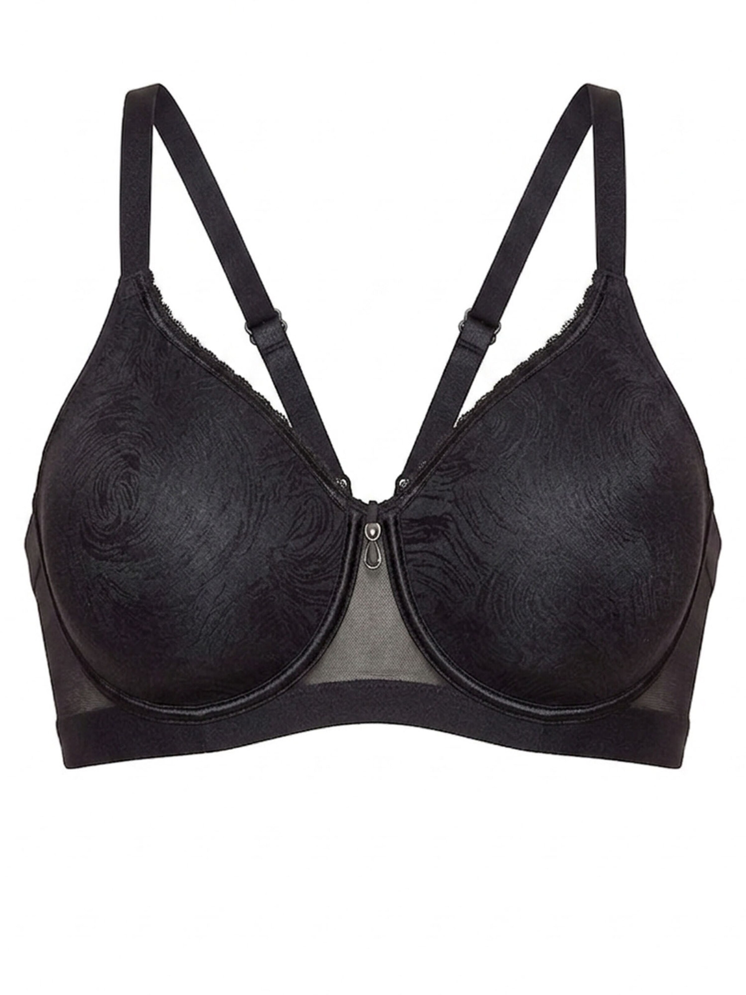 Selene T-Shirt BH 'Selene Nadia'‌‌‌‌‌‌‌‌‌‌ in Schwarz: Vorderseite
