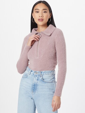 Tally Weijl Sweater in Purple: front