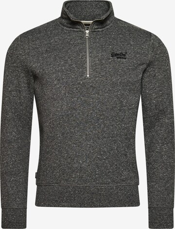 Superdry Zip-Up Hoodie in Grey: front