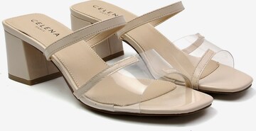 Celena Mules 'Catriona' in Beige