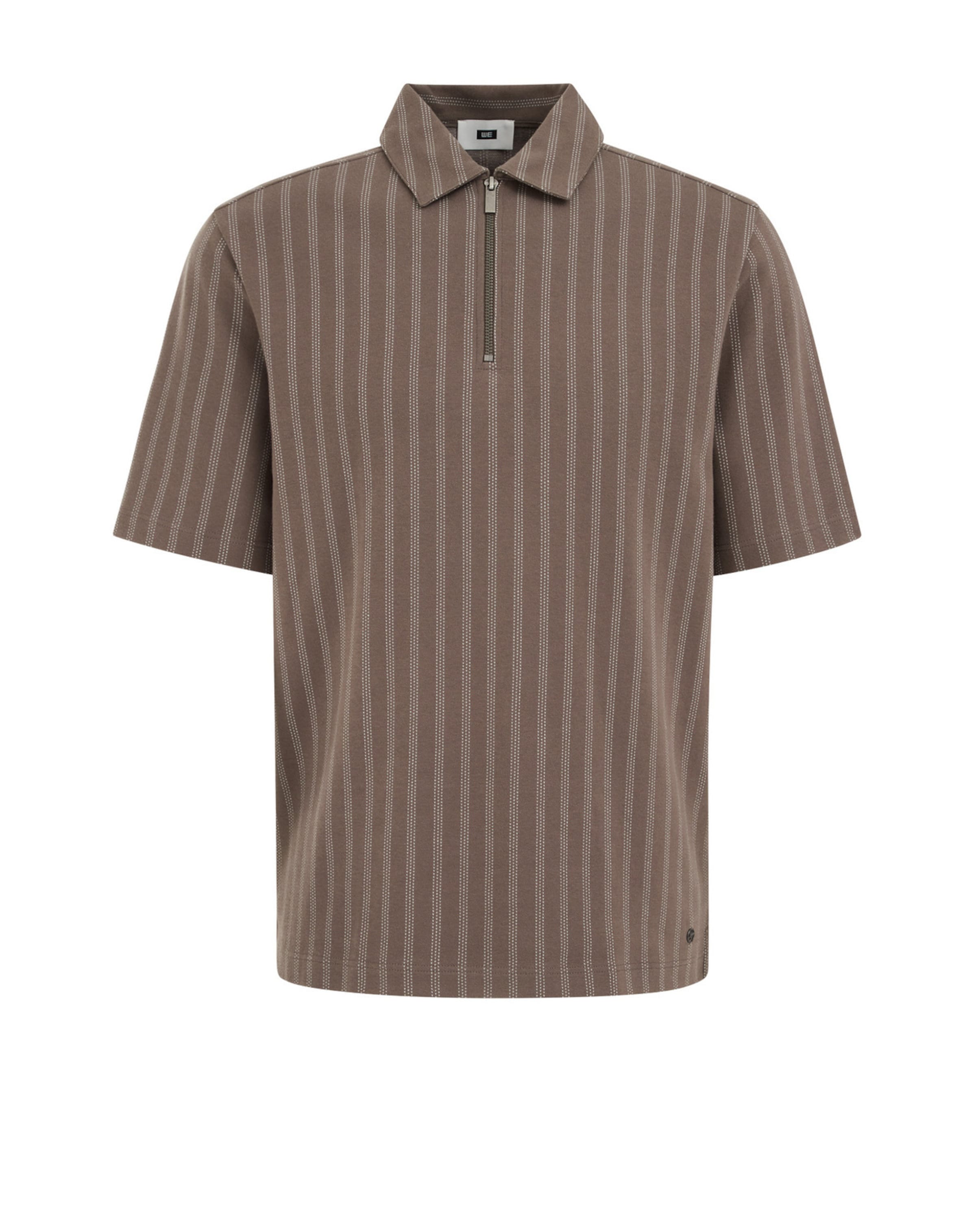 Marškinėliai iš WE Fashion, spalva – tamsiai pilka / balta, Prekių apžvalga