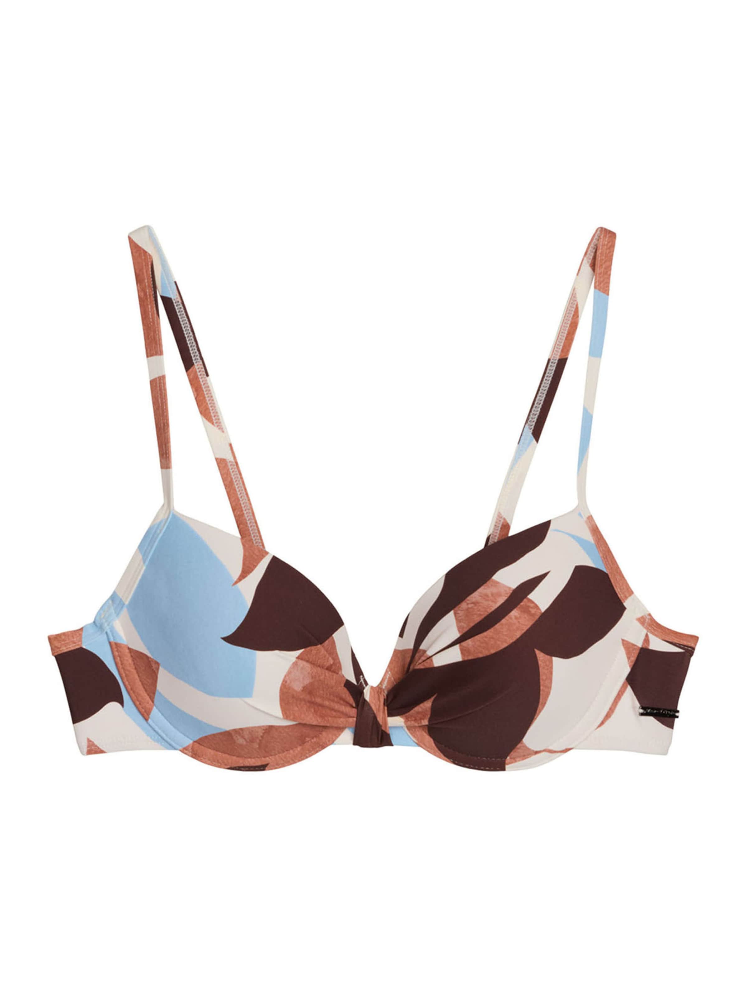 Triangle Hauts de bikini ' Breezy Leaf ' Marc O'Polo en bleu : devant