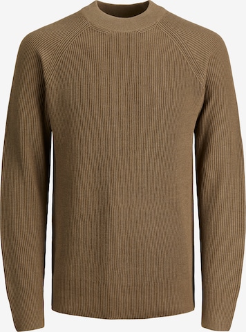 JACK & JONES Sweter 'Blaperfect' w kolorze zielony: przód