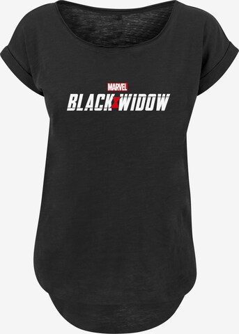 Maglietta 'Marvel Black Widow Movie' di F4NT4STIC in nero: frontale