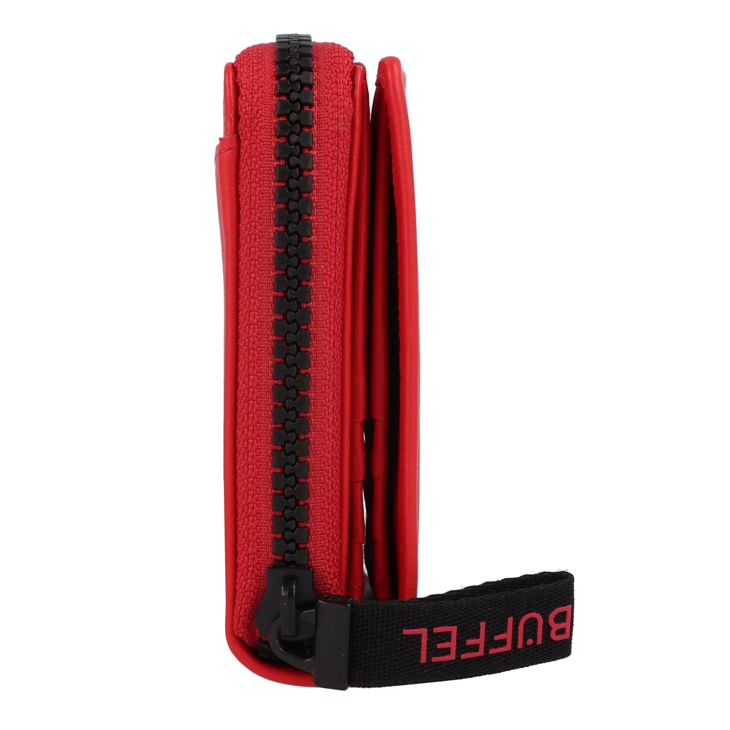 Portamonete 'Capri' di Braun Büffel in rosso
