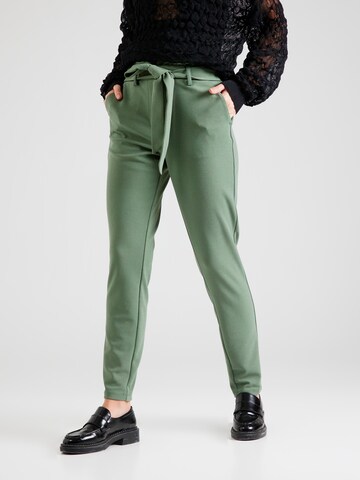 VERO MODA Tapered Trousers in Green: front