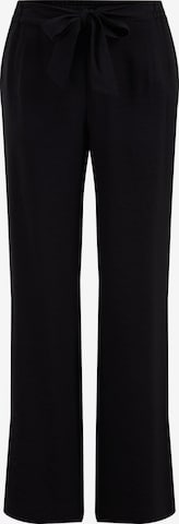 WE Fashion Wide leg Broek in Zwart: voorkant