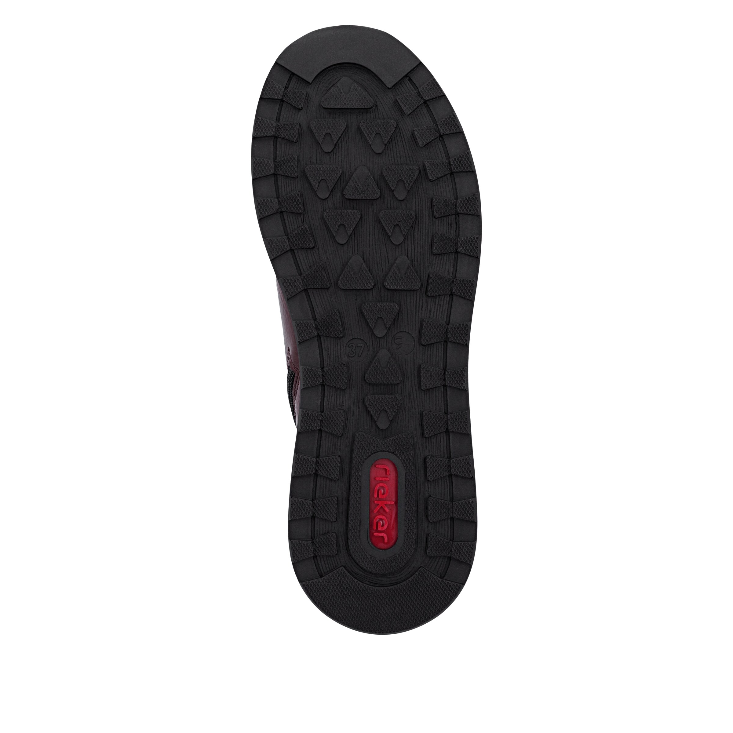 Chaussure de sport à lacets Rieker en rouge