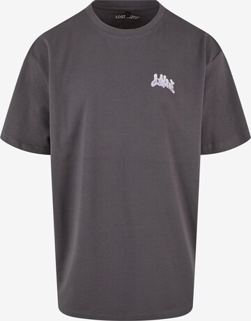 Lost Youth Shirt 'Heart' in Grey: front