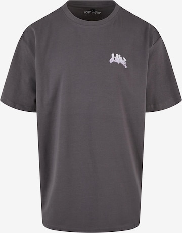 Lost Youth Shirt 'Heart' in Grey: front