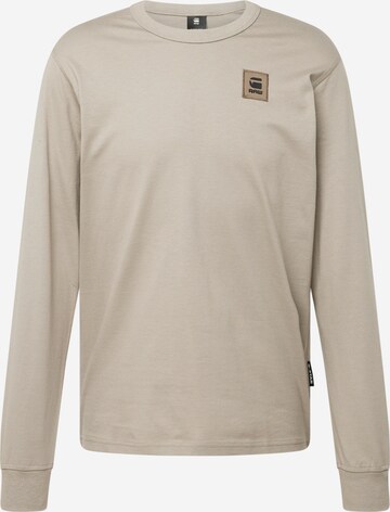 G-Star RAW Shirt 'Premium Base' in Beige: front