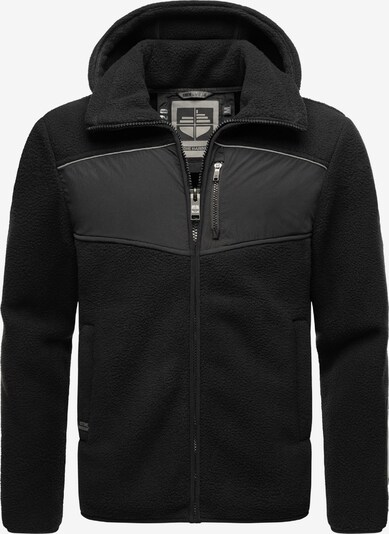 Jachetă  fleece funcțională STONE HARBOUR pe negru, Vizualizare produs
